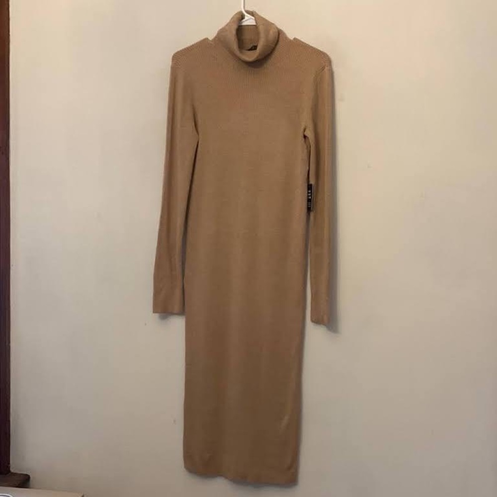 NWT Express Ribbed Turtleneck Dress